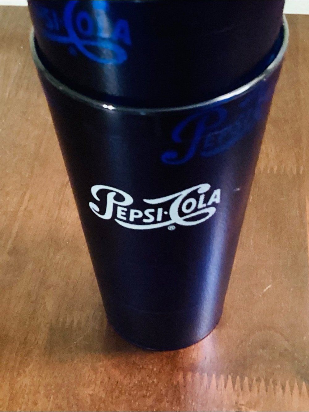 New - 6 Pepsi Restaurant Tumblers Blue